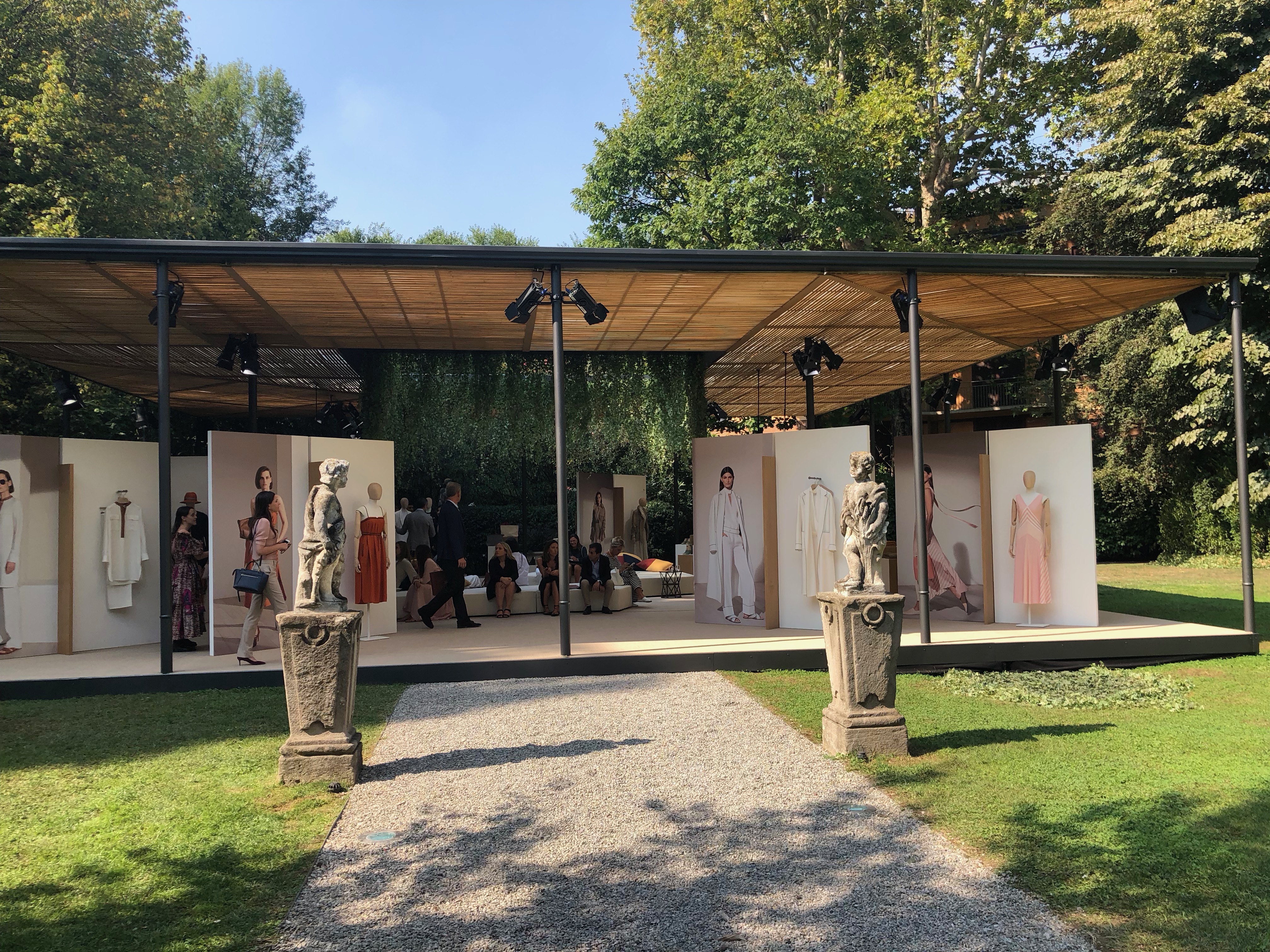 Scene of the Loro Piana presentation during Milan Fashion Week