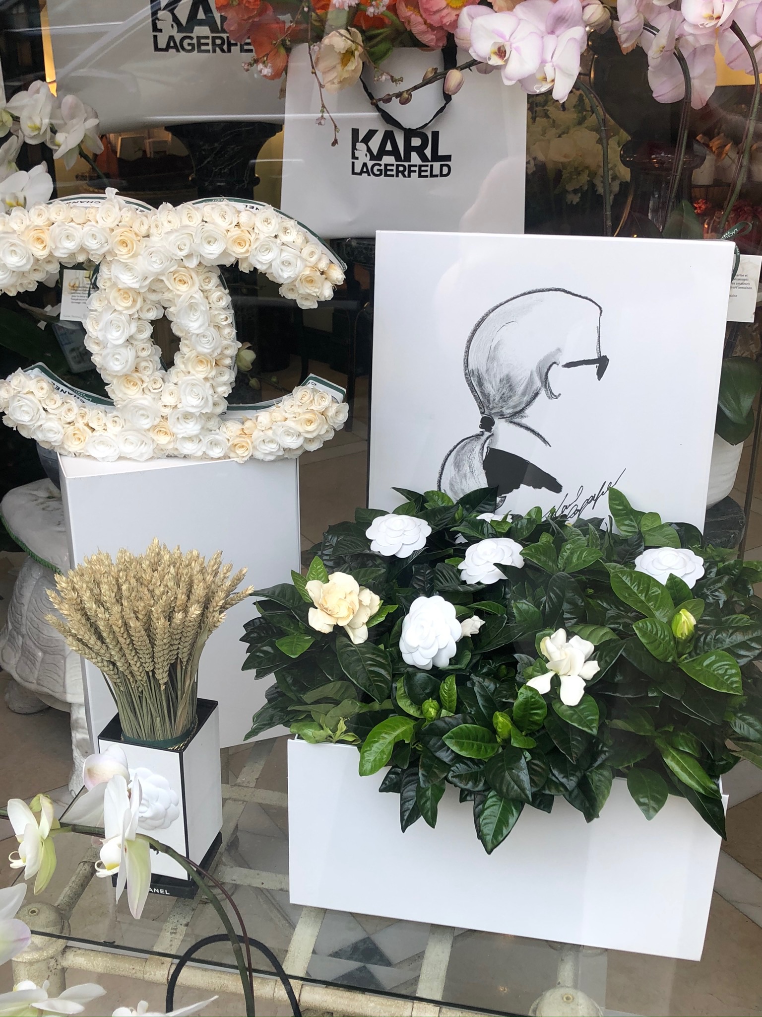 Flowers for Karl Lagerfeld